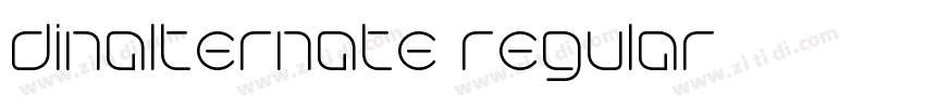 dinalternate regular字体转换 dinalternate regular字体转换